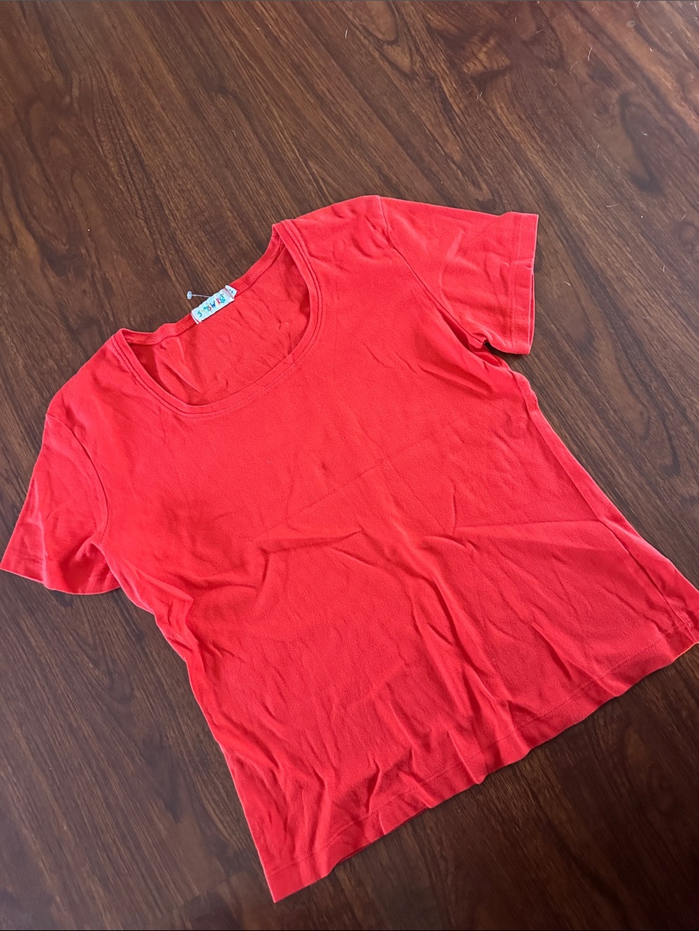 Jams World Red Short Sleeve Tee